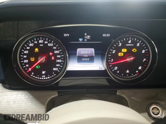 2018 Mercedes-Benz E-Class E 400 with VIN WDD1K6GB8JF039576, listed as a Copart auction lot 87210464 with 20,003 mi miles and Salvage Title. Bid and sale history available at carsss.com. Image 9.