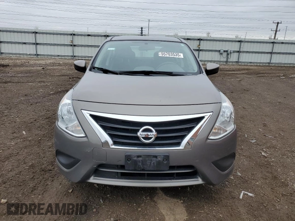 2015 Nissan Versa SV z VIN 3N1CN7AP1FL803434, wystawiony jako Copart lot #55703535 z przebiegiem 35 500 mil mil oraz Szkoda całkowita • Salvage title. Historia ofert i sprzedaży dostępna na DreamBid. Obrazek 5.