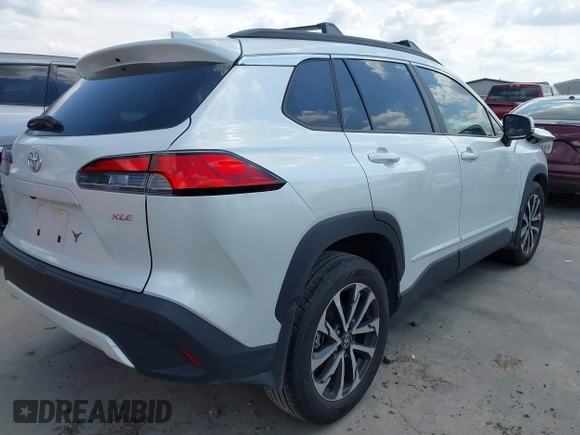 2024 Toyota Corolla Cross XLE with VIN 7MUDAAAG5RV097731, listed as a IAAI auction lot 42227874 with 9,151 mi miles and . Bid and sale history available at DreamBid. Image 4.