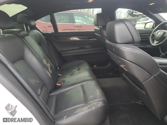 2012 BMW 7 Series 750Li xDrive with VIN WBAKC8C57CC436432, listed as a Copart auction lot 44157035 with 97447 miles and Salvage Title. Bid and sale history available at carsss.com. Image 10.