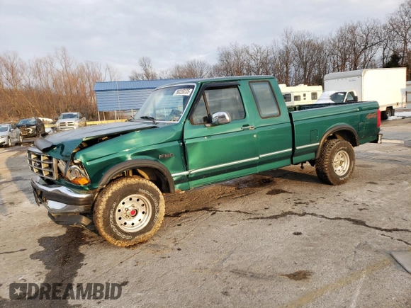 1996 Ford F-150 with VIN 1FTEX14N8TKA40042, listed as a Copart auction lot 88220235 with 190,784 mi miles and Salvage Title. Bid and sale history available at carsss.com. Image 1.