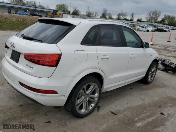 2018 Audi Q3 Premium with VIN WA1BCCFS8JR009188, listed as a Copart auction lot 51174845 with 55,446 mi miles and Salvage Title. Bid and sale history available at carsss.com. Image 3.