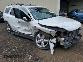 2013 Dodge Durango Citadel with VIN 1C4SDHET2DC613983, listed as a Copart auction lot 80585254 with 164,580 mi miles and Salvage Title. Bid and sale history available at carsss.com. Image 4.