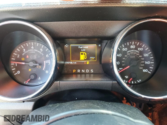 2015 Ford Mustang V6 with VIN 1FATP8EM1F5380437, listed as a Copart auction lot 57771705 with 78,708 mi miles and Salvage title. Bid and sale history available at DreamBid. Image 9.