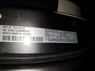 2021 Chrysler Voyager LXI with VIN 2C4RC1DG5MR523411, listed as a Copart auction lot 51864975 with 94,374 mi miles and Clean Title. Bid and sale history available at carsss.com. Image 13.