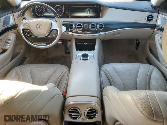 2016 Mercedes-Benz S 550 with VIN WDDUG8CB5GA207468, listed as a Copart auction lot 83577114 with 109,563 mi miles and Salvage Title. Bid and sale history available at carsss.com. Image 8.