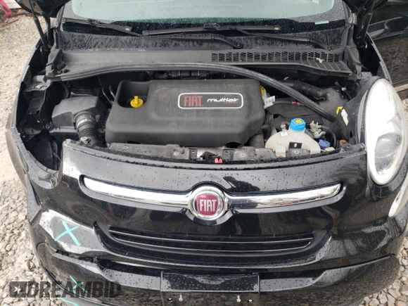 2014 FIAT 500L Lounge with VIN ZFBCFACH0EZ013324, listed as a Copart auction lot 75293764 with 73,597 mi miles and Salvage Title. Bid and sale history available at carsss.com. Image 11.