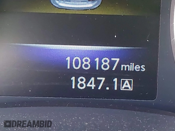 2016 Infiniti Q50 3.0t Red Sport 400 with VIN JN1FV7AR5GM450606, listed as a IAAI auction lot 41614906 with 108,187 mi miles. Bid and sale history available at carsss.com. Image 15.