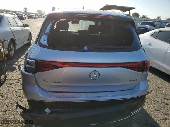 2023 Mercedes-Benz EQB with VIN W1N9M0KB8PN068675, listed as a Copart auction lot 65849434 with 3,022 mi miles and Salvage Title. Bid and sale history available at carsss.com. Image 6.