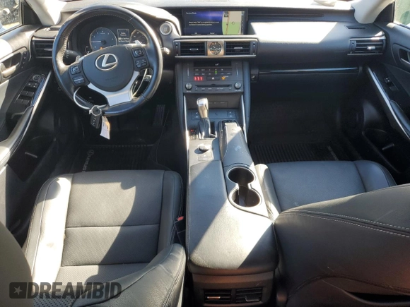 2020 Lexus IS 300 with VIN JTHD81F20L5041484, listed as a Copart auction lot 47020385 with 42,918 mi miles and Salvage title. Bid and sale history available at DreamBid. Image 8.