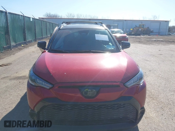 2023 Toyota Corolla Cross Hybrid S with VIN 7MUFBABG6PV008234, listed as a IAAI auction lot 41813661 with 1,127 mi miles and . Bid and sale history available at DreamBid. Image 12.