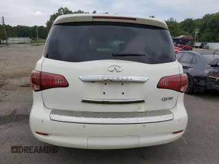 2016 Infiniti QX80 with VIN JN8AZ2NCXG9401865, listed as a Copart auction lot 70574004 with 111,335 mi miles and Salvage Title. Bid and sale history available at DreamBid. Image 6.