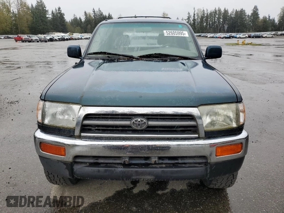 1998 Toyota 4Runner SR5 with VIN JT3HN86R7W0141217, listed as a Copart auction lot 52605995 with 240,831 mi miles and Clean Title. Bid and sale history available at DreamBid. Image 5.