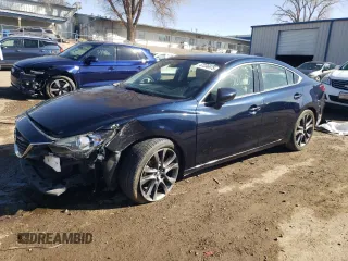 2015 Mazda 6 i Grand Touring with VIN JM1GJ1W58F1197555, listed as a Copart auction lot 47236975 with 66,616 mi miles and Salvage Title. Bid and sale history available at carsss.com. Image 1.