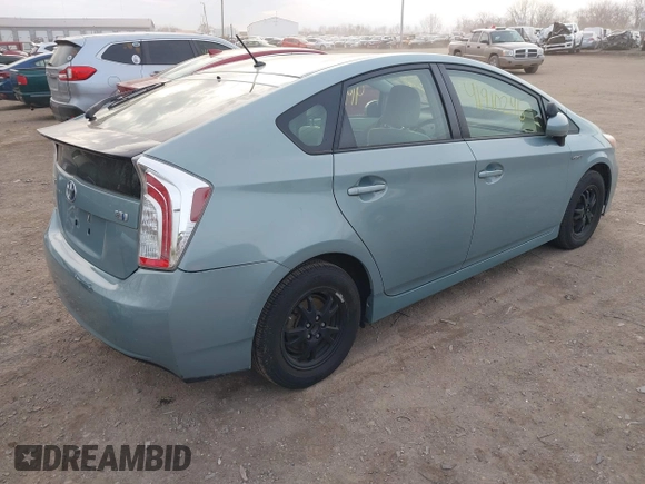 2013 Toyota Prius One z VIN JTDKN3DU2D5629440, wystawiony jako IAAI lot #41910246 z przebiegiem 136 767 mil mil oraz . Historia ofert i sprzedaży dostępna na DreamBid. Obrazek 4.