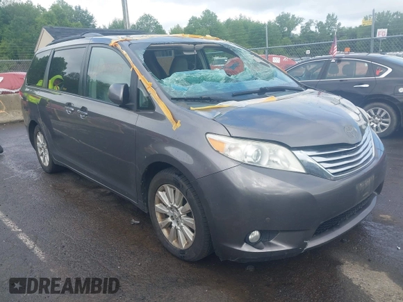 2011 Toyota Sienna XLE z VIN 5TDDK3DC0BS006768, wystawiony jako IAAI lot #42279275 z przebiegiem 172 856 mil mil oraz . Historia ofert i sprzedaży dostępna na DreamBid. Obrazek 1.
