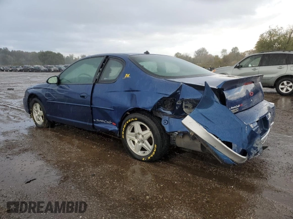 2003 Chevrolet Monte Carlo SS with VIN 2G1WX12K939343662, listed as a Copart auction lot 76054524 with 38,906 mi miles and Salvage Title. Bid and sale history available at carsss.com. Image 2.