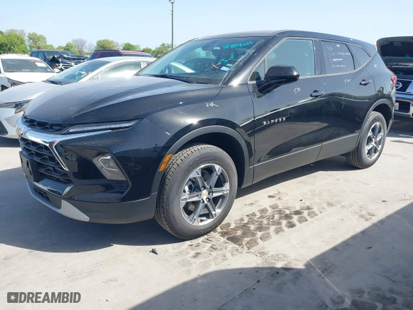 2025 Chevrolet Blazer LT with VIN 3GNKBCR40SS183154, listed as a IAAI auction lot 41854223 with 2,232 mi miles. Bid and sale history available at carsss.com. Image 19.