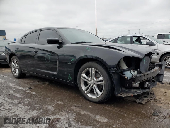 2013 Dodge Charger RT Plus with VIN 2C3CDXDT7DH671346, listed as a Copart auction lot 44030655 with 103,112 mi miles and Clean Title. Bid and sale history available at carsss.com. Image 4.
