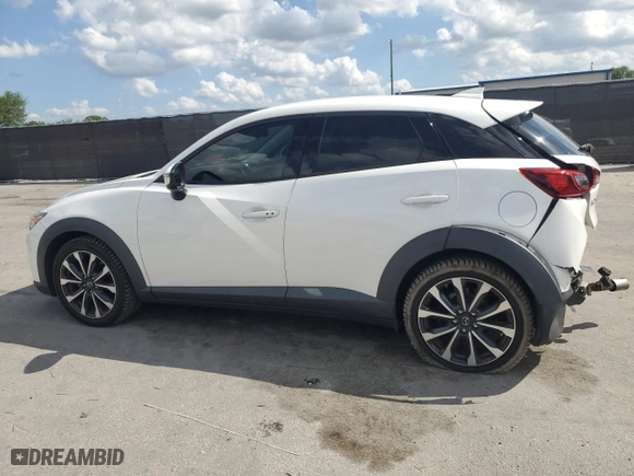 2019 Mazda CX-3 Touring with VIN JM1DKDC78K1446163, listed as a Copart auction lot 50961685 with 65,611 mi miles and Salvage Title. Bid and sale history available at carsss.com. Image 2.