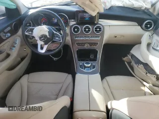 2019 Mercedes-Benz C 300 with VIN 55SWF8EB9KU291652, listed as a Copart auction lot 43119115 with Not Provided miles and Salvage Title. Bid and sale history available at carsss.com. Image 8.