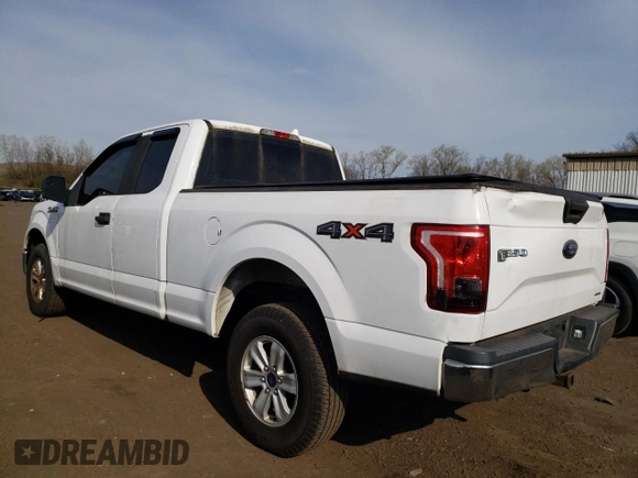 2015 Ford F-150 XLT with VIN 1FTFX1EF6FKF08396, listed as a Copart auction lot 53874515 with 125,740 mi miles and Salvage Title. Bid and sale history available at carsss.com. Image 2.