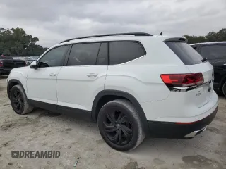 2022 Volkswagen Atlas SE with VIN 1V2JP2CA2NC560333, listed as a Copart auction lot 83324074 with 53,579 mi miles and Salvage title. Bid and sale history available at DreamBid. Image 2.