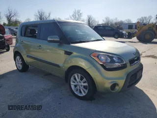 2013 Kia Soul + with VIN KNDJT2A6XD7531889, listed as a Copart auction lot 51980045 with 174,592 mi miles and Salvage Title. Bid and sale history available at DreamBid. Image 4.