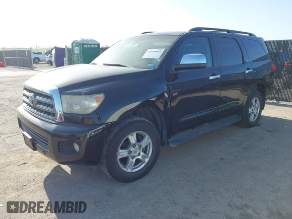 2008 Toyota Sequoia Limited with VIN 5TDZY68A28S011655, listed as a IAAI auction lot 42010093 with 356,580 mi miles and . Bid and sale history available at DreamBid. Image 2.