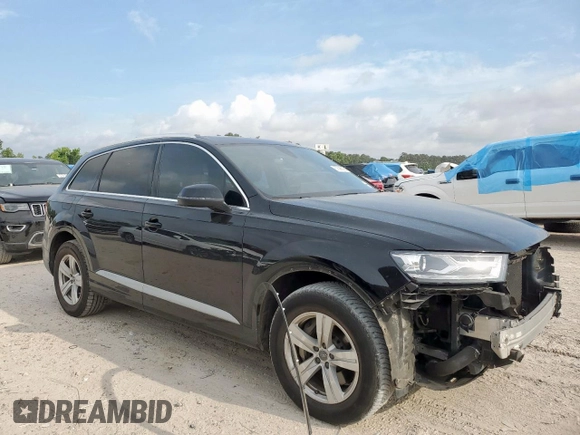 2019 Audi Q7 Premium with VIN WA1AHAF74KD022371, listed as a Copart auction lot 57596815 with 140,650 mi miles and Salvage title. Bid and sale history available at DreamBid. Image 4.