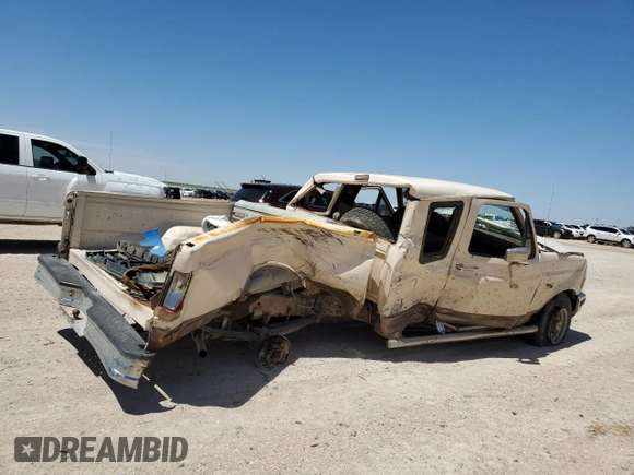 1992 Ford F-150 with VIN 1FTEX15N3NKA00727, listed as a Copart auction lot 57169714 with Not Provided miles and Salvage Title. Bid and sale history available at carsss.com. Image 3.