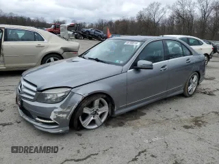 2011 Mercedes-Benz C 300 Sport with VIN WDDGF8BB3BR144026, listed as a Copart auction lot 63016285 with 164,400 mi miles and Salvage title. Bid and sale history available at DreamBid. Image 1.