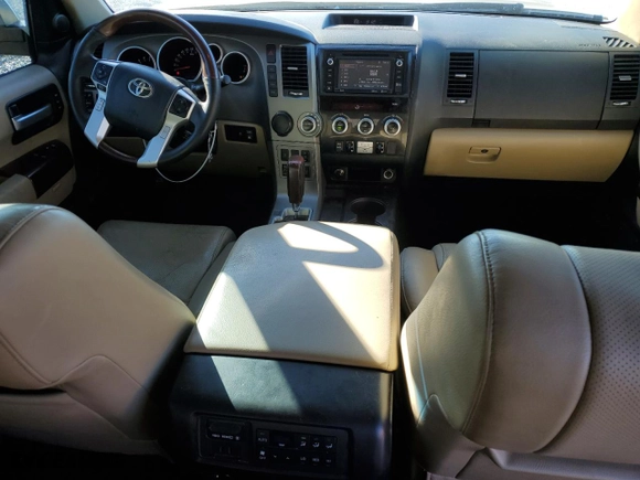 2016 Toyota Sequoia Platinum with VIN 5TDYY5G14GS065089, listed as a Copart auction lot 83761974 with 100,743 mi miles and Salvage Title. Bid and sale history available at carsss.com. Image 8.