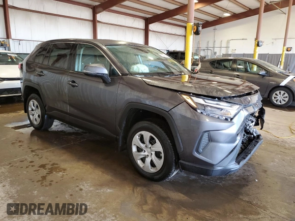 2023 Toyota RAV4 LE with VIN 2T3G1RFVXPC380880, listed as a Copart auction lot 53248645 with 10,655 mi miles and Salvage Title. Bid and sale history available at carsss.com. Image 4.