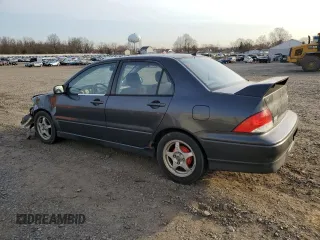 2003 Mitsubishi Lancer OZ-Rally with VIN JA3AJ86E83U050773, listed as a Copart auction lot 47749265 with 195,801 mi miles and Salvage Title. Bid and sale history available at carsss.com. Image 2.
