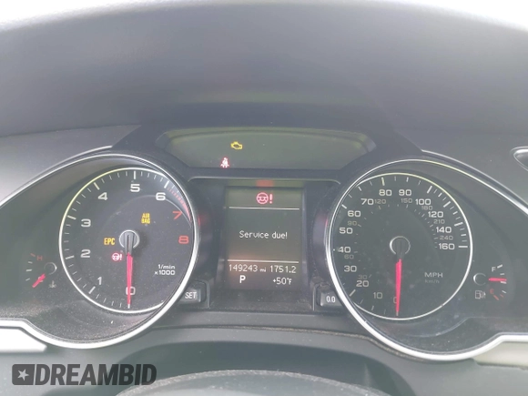 2013 Audi A5 2.0T Premium Plus with VIN WAUJFAFH9DN012594, listed as a IAAI auction lot 41205099 with 149,243 mi miles. Bid and sale history available at carsss.com. Image 7.