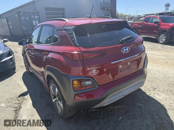 2020 Hyundai Kona Limited z VIN KM8K3CA52LU428169, wystawiony jako Copart lot #57976125 z przebiegiem 62 593 mil mil oraz Szkoda całkowita • Salvage title. Historia ofert i sprzedaży dostępna na DreamBid. Obrazek 2.