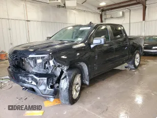2021 Chevrolet Silverado 1500 Custom with VIN 1GCPYBEH9MZ171784, listed as a Copart auction lot 83081484 with 94,772 mi miles and Salvage Title. Bid and sale history available at DreamBid. Image 1.