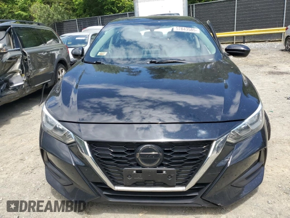 2021 Nissan Sentra SV с VIN 3N1AB8CVXMY214593, выставлен на аукционе Copart как лот 57843585 с пробегом 63 307 миль миль и Списание • Salvage title. История ставок и продаж доступна на DreamBid. Изображение 5.