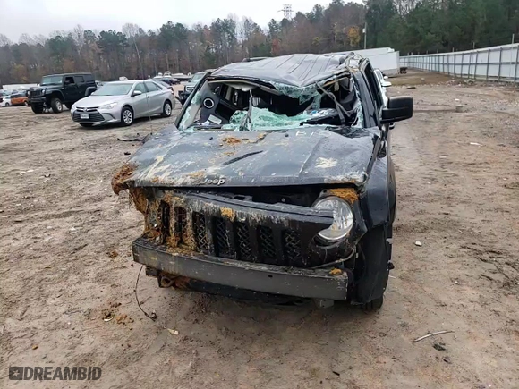 2017 Jeep Patriot Sport with VIN 1C4NJPBA2HD208659, listed as a Copart auction lot 81568634 with 166,445 mi miles and Salvage Title. Bid and sale history available at carsss.com. Image 12.