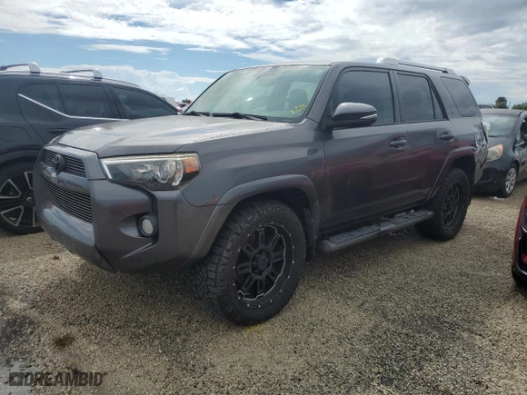 2017 Toyota 4Runner SR5 with VIN JTEZU5JR8H5154469, listed as a Copart auction lot 74082854 with 0 mi miles and Salvage Title. Bid and sale history available at carsss.com. Image 1.