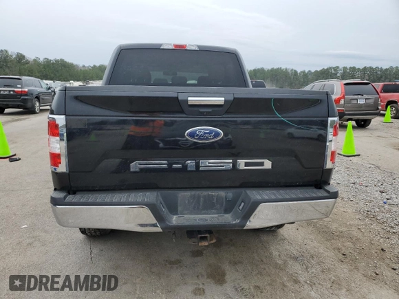2020 Ford F-150 XL with VIN 1FTEW1E54LKE55960, listed as a Copart auction lot 44370224 with Not provided miles and Salvage title. Bid and sale history available at DreamBid. Image 6.