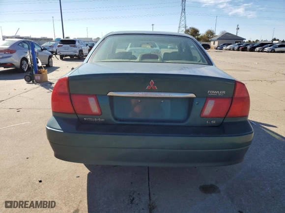 2001 Mitsubishi Diamante LS with VIN 6MMAP67P11T004859, listed as a Copart auction lot 78678394 with 49,671 mi miles and Clean Title. Bid and sale history available at carsss.com. Image 6.