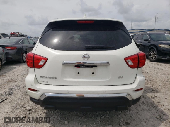 2019 Nissan Pathfinder SV z VIN 5N1DR2MN0KC620658, wystawiony jako Copart lot #55607245 z przebiegiem 114 049 mil mil oraz Szkoda całkowita • Salvage title. Historia ofert i sprzedaży dostępna na DreamBid. Obrazek 6.