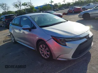 2024 Toyota Corolla LE with VIN 5YFB4MDE2RP103501, listed as a IAAI auction lot 42323470 with 10,803 mi miles and . Bid and sale history available at DreamBid. Image 1.