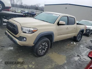 2017 Toyota Tacoma SR5 with VIN 3TMDZ5BN6HM028486, listed as a Copart auction lot 42758925 with 91,585 mi miles and Salvage Title. Bid and sale history available at carsss.com. Image 1.