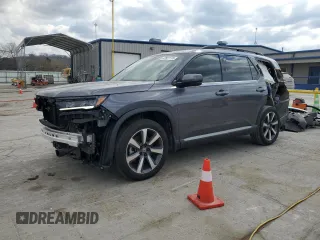 2024 Honda Pilot Touring with VIN 5FNYG1H71RB036980, listed as a Copart auction lot 47827115 with 5,646 mi miles and Salvage Title. Bid and sale history available at carsss.com. Image 1.