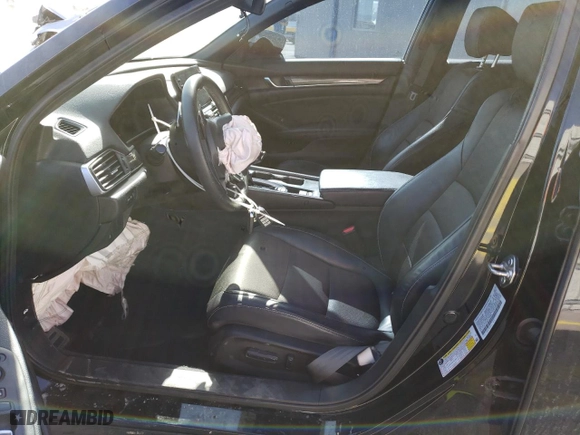 2018 Honda Accord Sedan Sport 1.5T with VIN 1HGCV1F36JA172438, listed as a Copart auction lot 50894465 with 55,337 mi miles and Salvage Title. Bid and sale history available at carsss.com. Image 7.