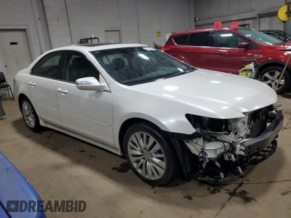 2011 Acura RL Technology with VIN JH4KB2F62BC000219, listed as a Copart auction lot 52170875 with 189,190 mi miles and Salvage Title. Bid and sale history available at DreamBid. Image 4.