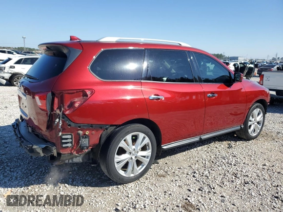 2019 Nissan Pathfinder S with VIN 5N1DR2MNXKC591847, listed as a Copart auction lot 45509835 with 94,109 mi miles and Salvage title. Bid and sale history available at DreamBid. Image 3.
